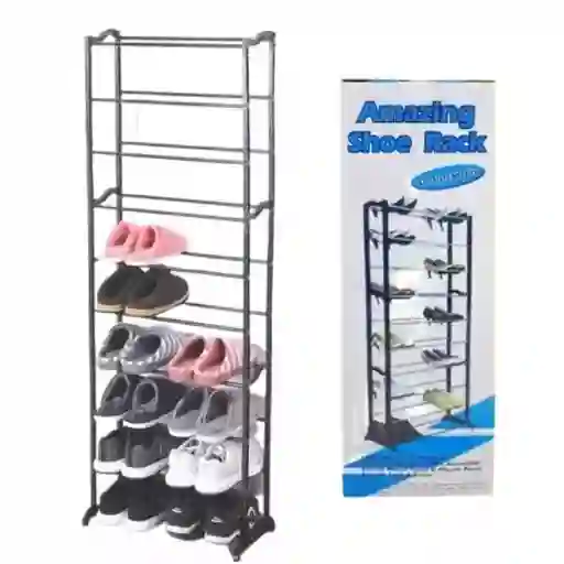 Zapatero Con Capacidad Para 30 Pares De Zapatos 10 Niveles