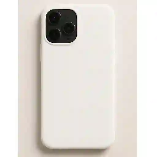 Silicon Case Iphone 16 Pro Blanco