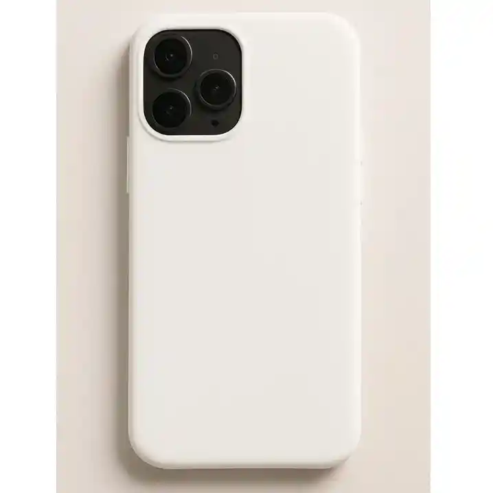 Silicon Case Iphone 16 Pro Blanco