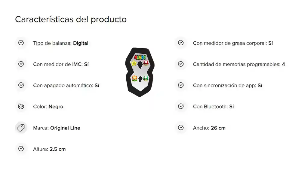 Bascula Digital Smart