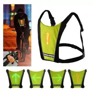 Chaleco Bicicleta Control Direccion Led