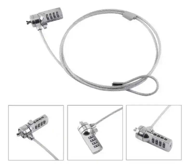 Guaya De Seguridad Para Computador Portátil De Clave 1 Metro