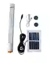 Lampara Linterna Led Recargable Con Panel Solar