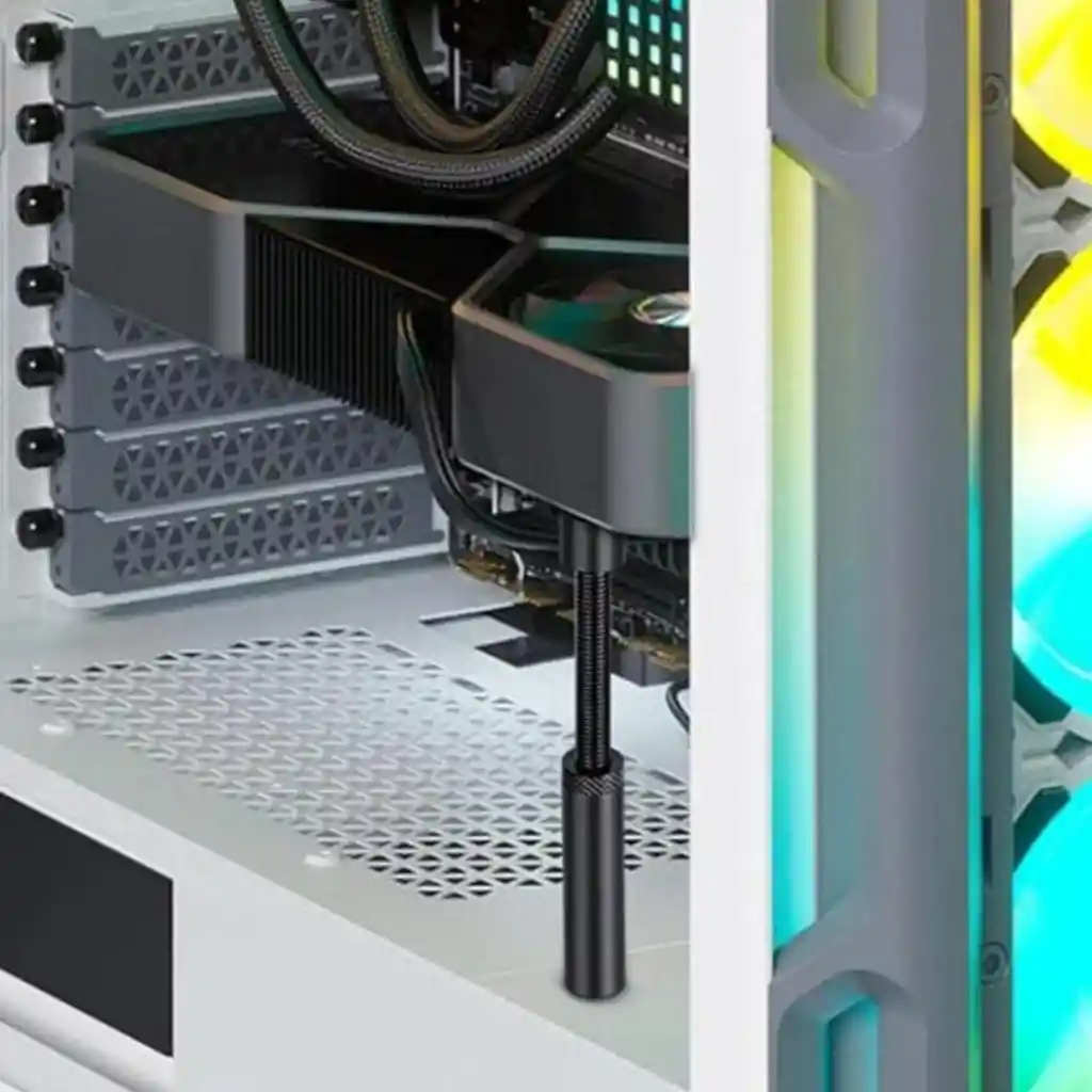 Soporte Ajustable Para Tarjeta De Video (gpu) Anticurvatura - Universal Negro