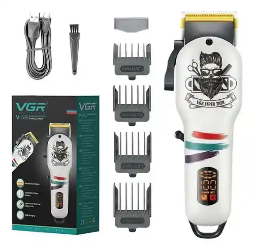 Máquina Peluquera Profesional Inalámbrica Vgr - 699