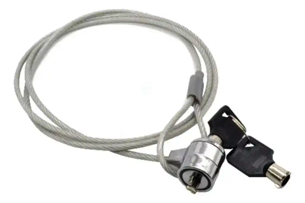 Guaya De Seguridad Con 2 Llaves Para Portátil Monitor