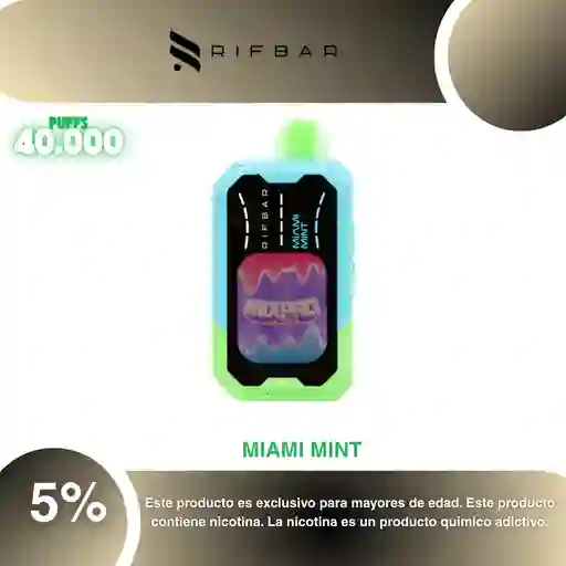 Vape Rifbar Mixpro 40.000 Pufs, Miami Mint 5%