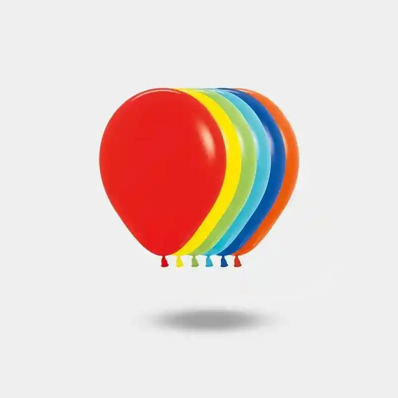 Globo Latex Redondo Fashion Surtido * 12 Und R 12 Marca Sempertex