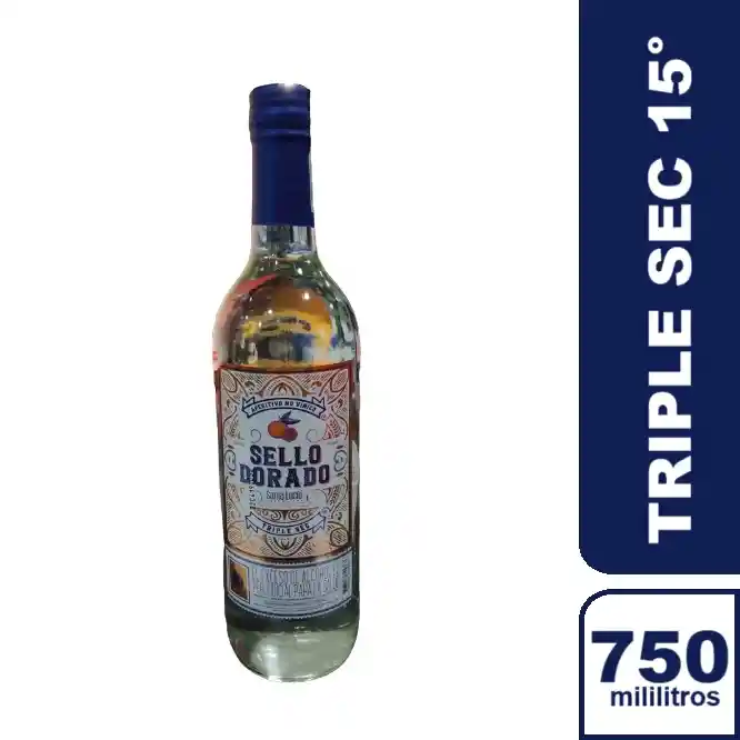 Triple Sec Sello Dorado 750ml	