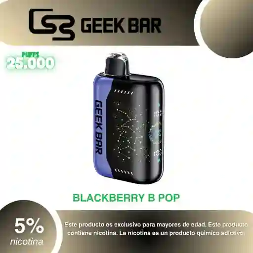 Vape Geek Bar Pulse X 25.000 Pufs, Blackberry B-pop 5%