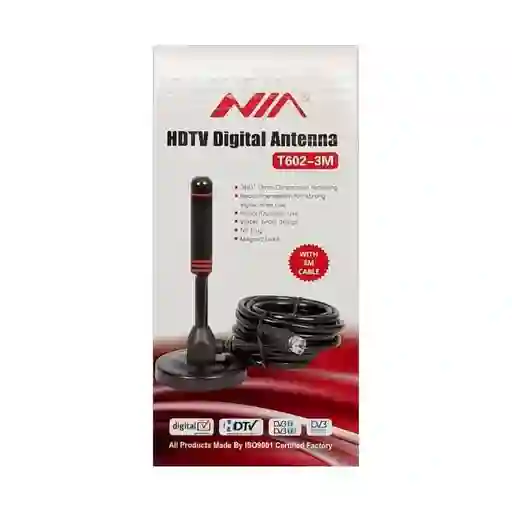 Antena Digital Nia T602-3m