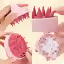Cepillo Masajeador Capilar De Silicona Para Cabello Cuero Cabelludo