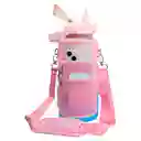 Termo Sttriker 2l Agua Bolso + Funda Maleta Motivacional Rosa