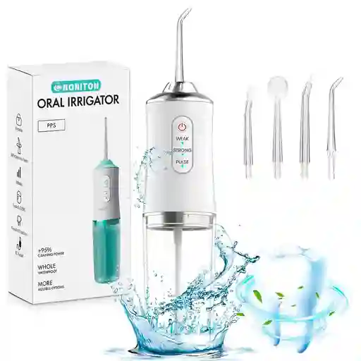 Irrigador Oral Recargable Limpieza Dental Cuidado Bucal Ipx7