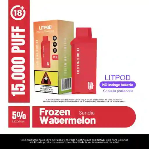 Lit Pod 15.000 Pufs, Frozen Watermelon 5%