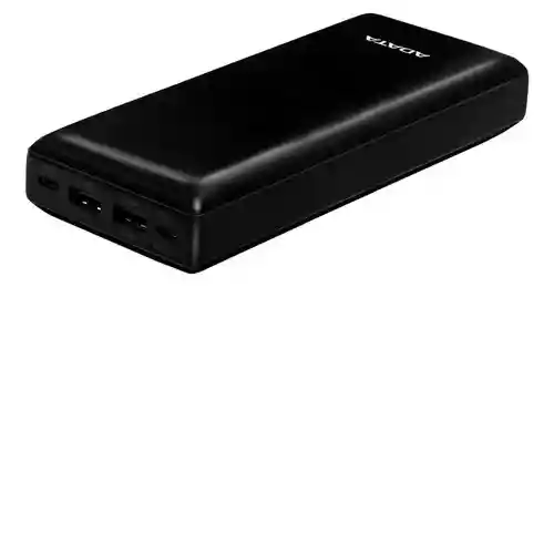 Banco De Pode Adata C20 20000mah Usb-c/a, Negro, Rápido