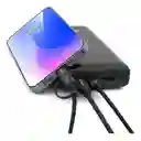 Banco De Pode Adata C20 20000mah Usb-c/a, Negro, Rápido