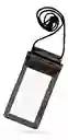 Funda Impermeable Para Celular Táctil Sumergible Protección Agua Playa Negro