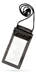 Funda Impermeable Para Celular Táctil Sumergible Protección Agua Playa Negro