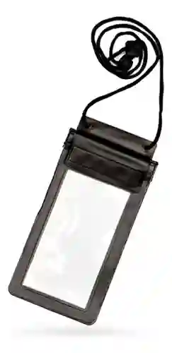 Funda Impermeable Para Celular Táctil Sumergible Protección Agua Playa Negro