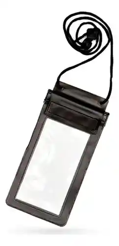 Funda Impermeable Para Celular Táctil Sumergible Protección Agua Playa Negro