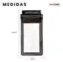 Funda Impermeable Para Celular Táctil Sumergible Protección Agua Playa Negro