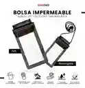 Funda Impermeable Para Celular Táctil Sumergible Protección Agua Playa Negro