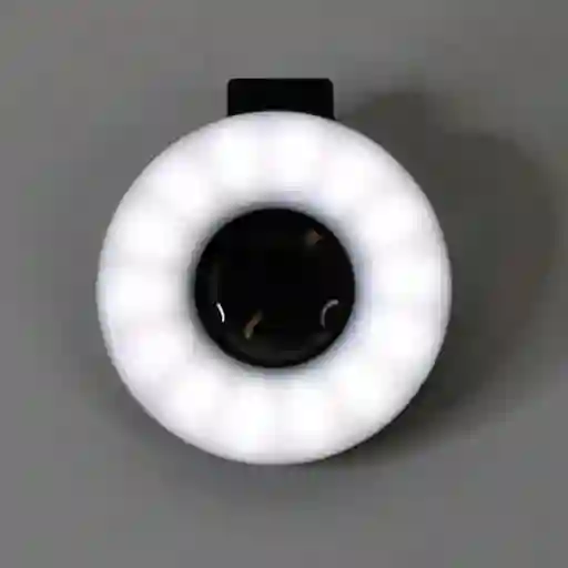 Anillo De Luz Recargable Con Lente Macro F-191