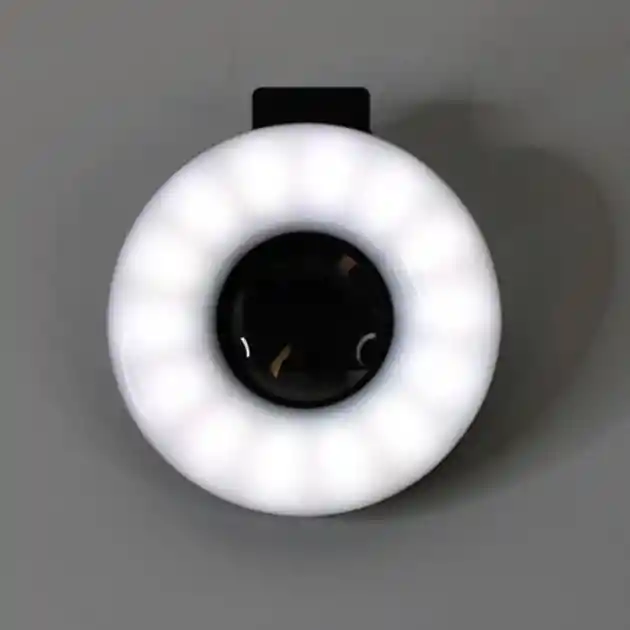 Anillo De Luz Recargable Con Lente Macro F-191