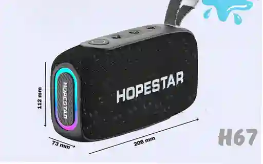Parlante Bluetooth Inalámbrico De 30 W, Resistente Al Agua Ipx7, Serie Hopestar