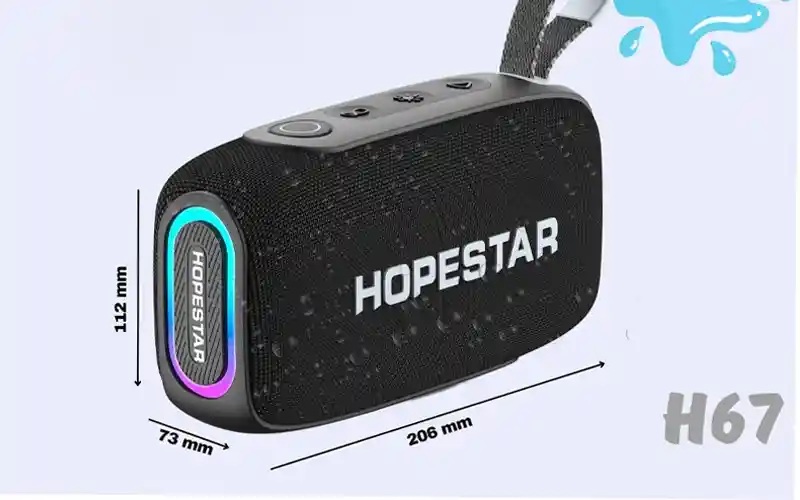 Parlante Bluetooth Inalámbrico De 30 W, Resistente Al Agua Ipx7, Serie Hopestar
