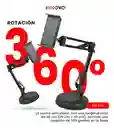 Soporte De Teléfono Tablet Brazo Articulado 360° Escritorio Base Estable Giratoria Y Ajustable