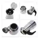 Cafetera Italiana Espresso Maker 9 Tazas Acero Inoxidable