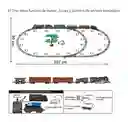 	 Tren De Juguete Con Humo Real 65 Piezas Control