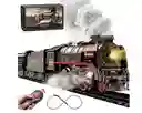 	 Tren De Juguete Con Humo Real 65 Piezas Control