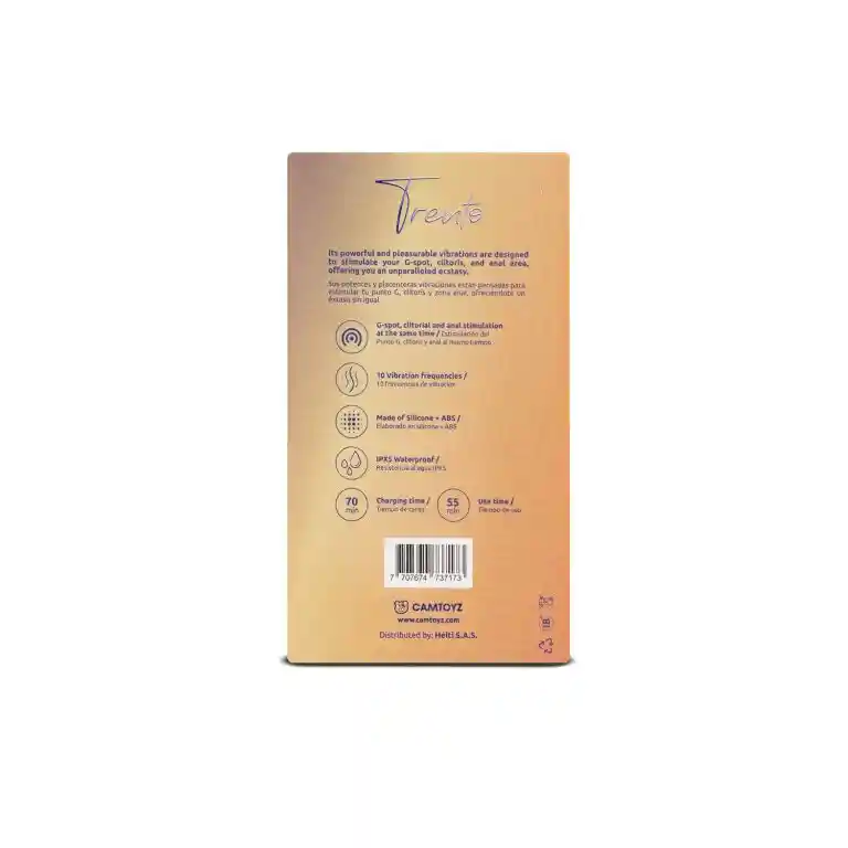 Vibrador Triple Estimulación Trento