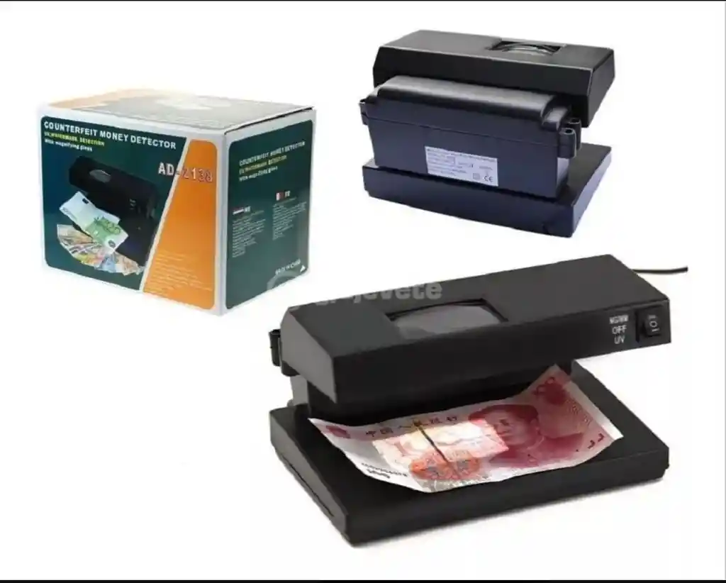 Maquina Detector Probador Revisar Billetes Dinero Falsos