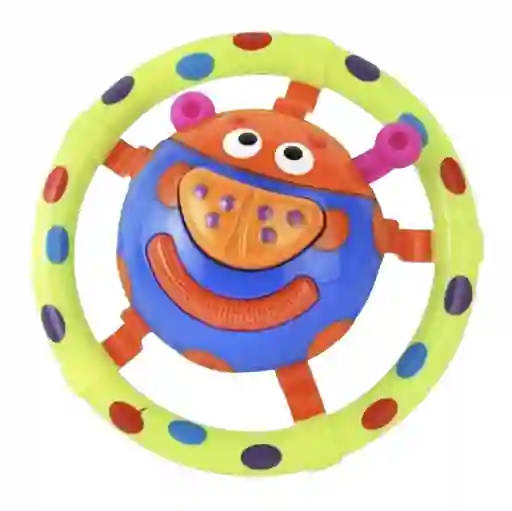 Sonajero Didactico Mariquita Luces Sonido Estimulacion Niños