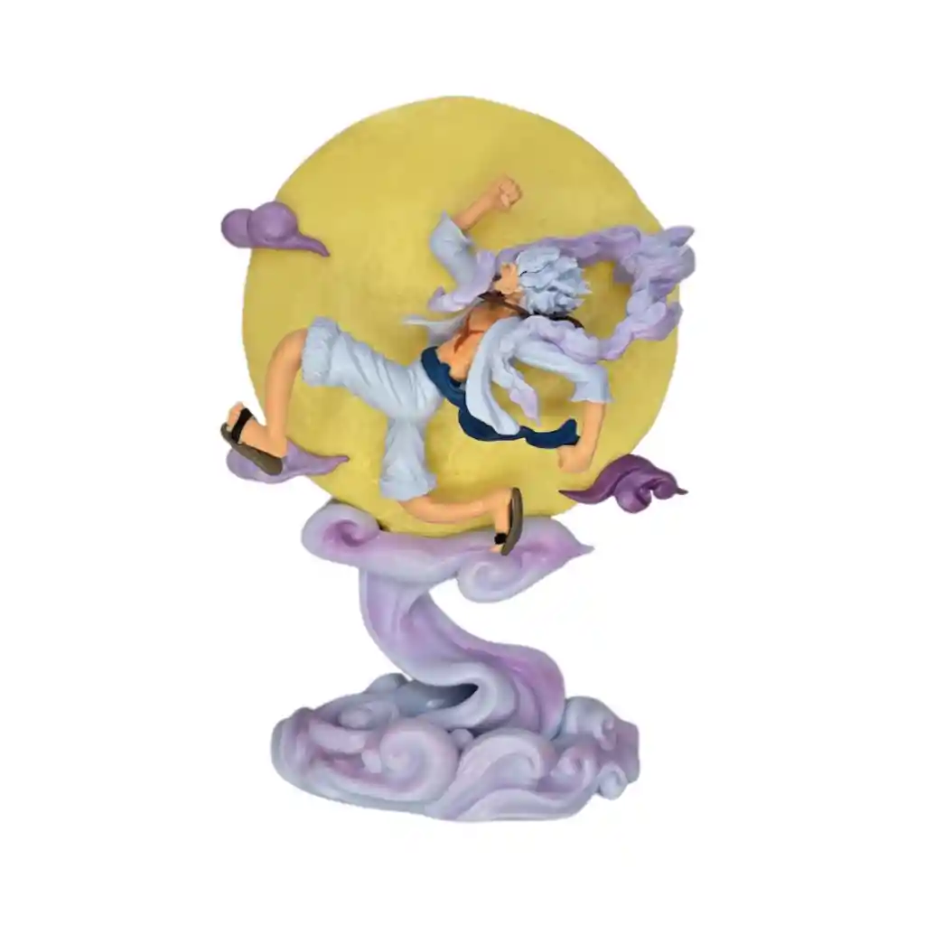 Figura Tipo Lampara Luffy Gear 5 Luna 30 Cm- One Piece