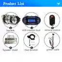 Alarma Y Parlantes Bluetooth Para Moto Mp3 Radio Con Control