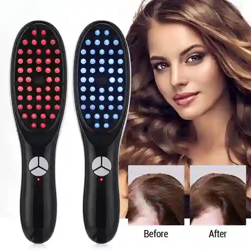 Cepillo Masajeador Eléctrico Con Spray Para El Cabello
