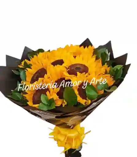 Radiantes Girasoles De Alegria