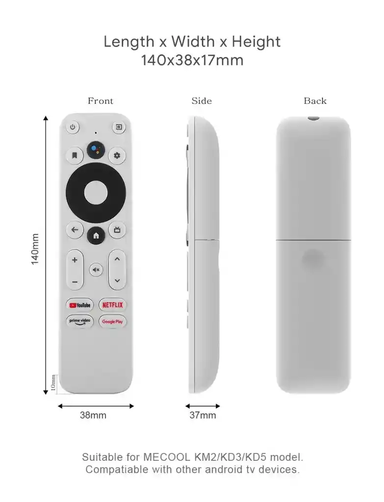 Control Remoto Watch Onn Con Comando De Voz