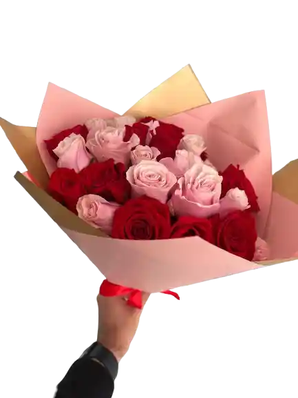 Bouquet Dulce Pasión 24 Rosas