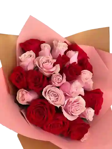 Bouquet Dulce Pasión 24 Rosas