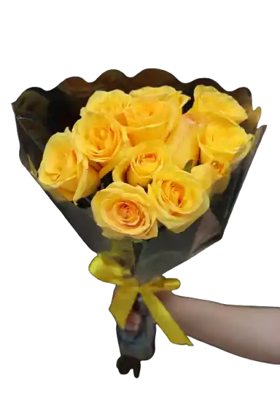 Ramo De 12 Rosas Amarillas