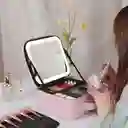 Estuche De Maquillaje Con Espejo Luz Led Cosmetiquera