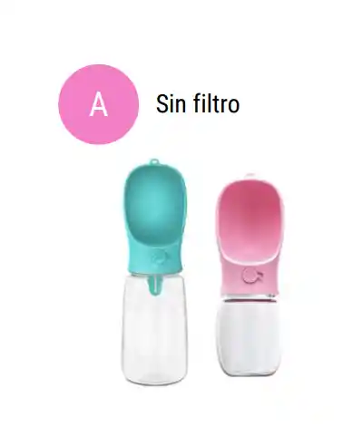 Bebedero Portable Con Boton De Activacion Y Bloqueo Sin Filtro L - Pc15a550ml