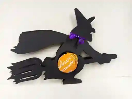 Regalos O Detalles Para Halloween Bruja + Bombon De Chocolate