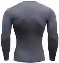 Camiseta Lycra Transpiración Entrenamiento/ Gris - Talla: Xl